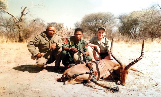 Allan Cilliers, Bushman hunt, HuntiNamibia 2019.