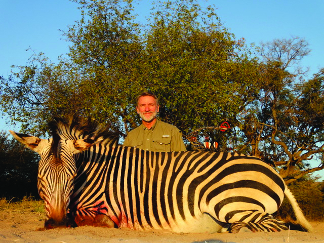 Zebra hunt, HuntiNamibia 2017.